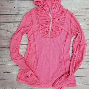 Lululemon Quarter-zip Pullover Long Sleeve Hoodie